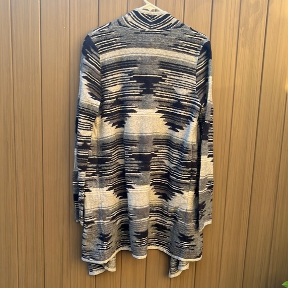 Lucky Brand Open Front Cardigan size XL Aztec Southwestern Boho Hippie New - Picture 8 of 15